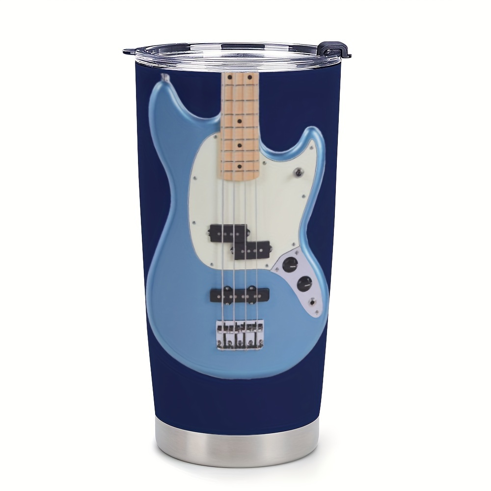 ThisWear Taza de guitarra eléctrica, latido del corazón, taza grande con  temática de guitarra, regalos para hombres, regalos musicales para mujeres