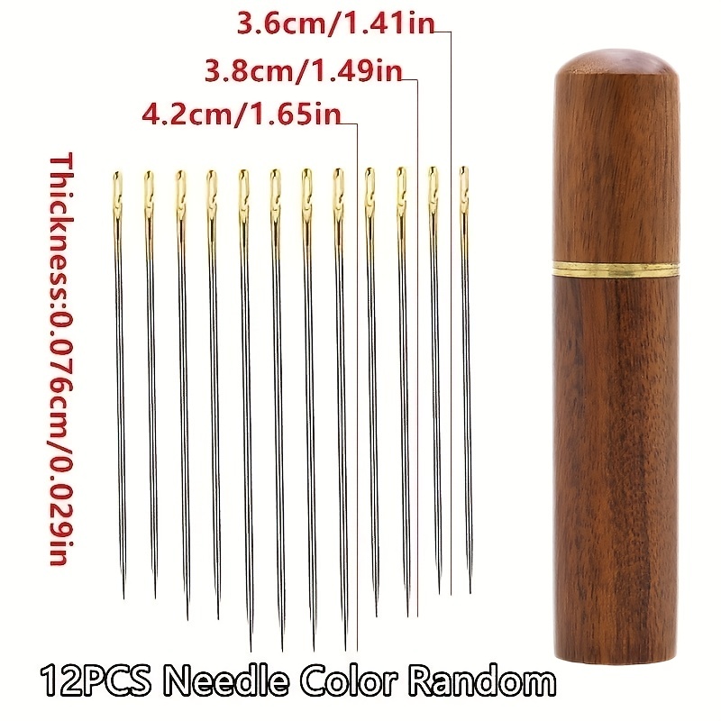 Self Threading Sewing Needles for Hand Embroidery and Craft