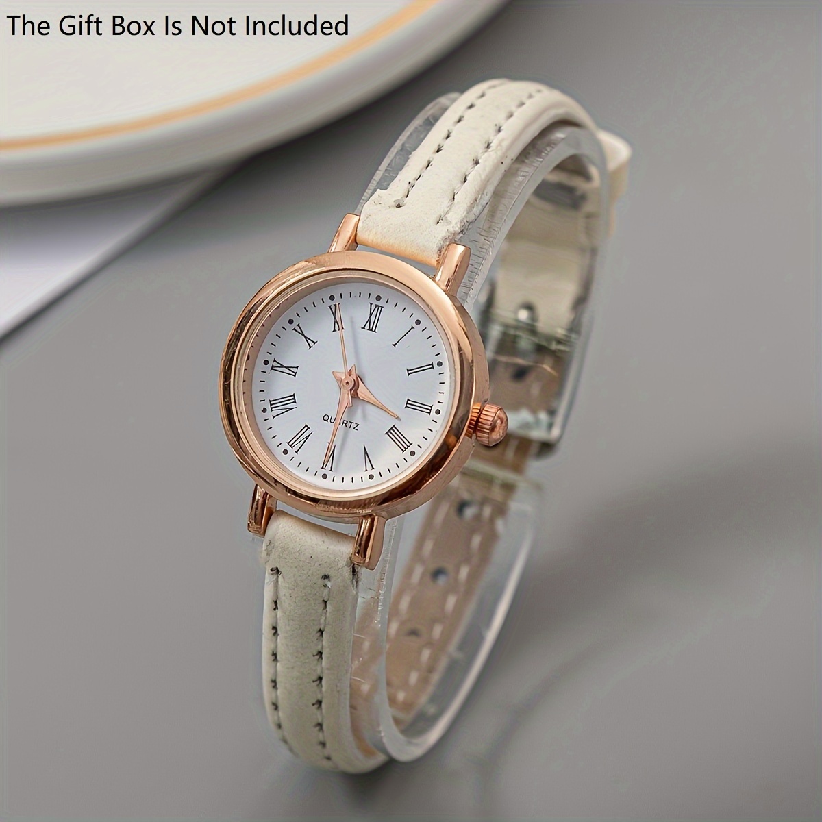 Women's Watch Casual Round Pointer Quartz Watch Analog - Temu