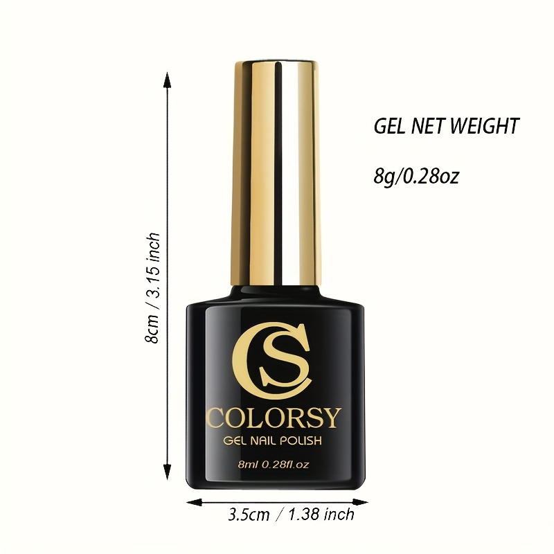 6 Colors Reflective Glitter Gel Nail Polish