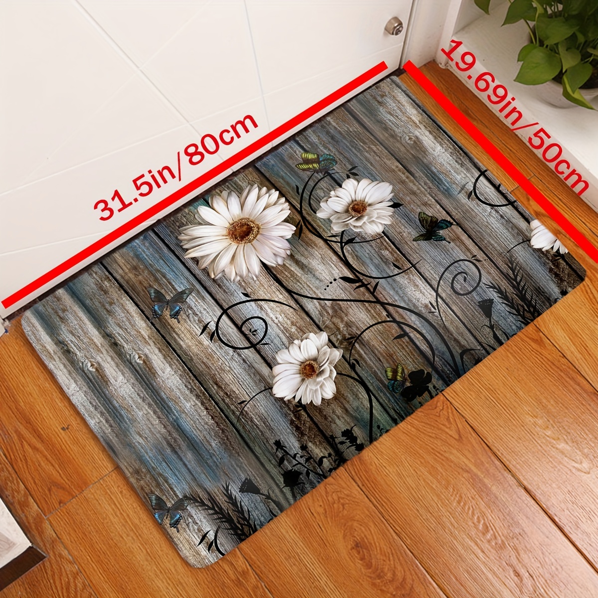 Vintage Soft Kitchen Rug Absorbent Non Slip Cushioned Rugs, Stain Resistant  Waterproof Long Strip Floor Mat, Comfort Standing Mats, Living Room Bedroom  Bathroom Kitchen Sink Laundry Office Area Rugs Runner, Home Decor 