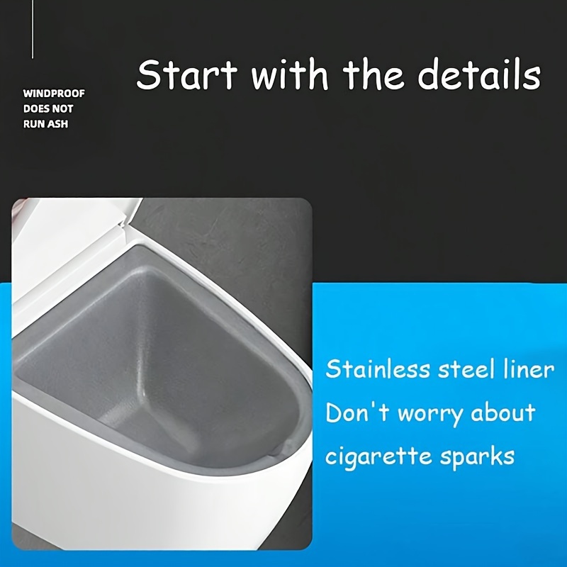 Funny Ashtray With Lid Bathroom Wall Mounted Countertop Toilet Ashtray
