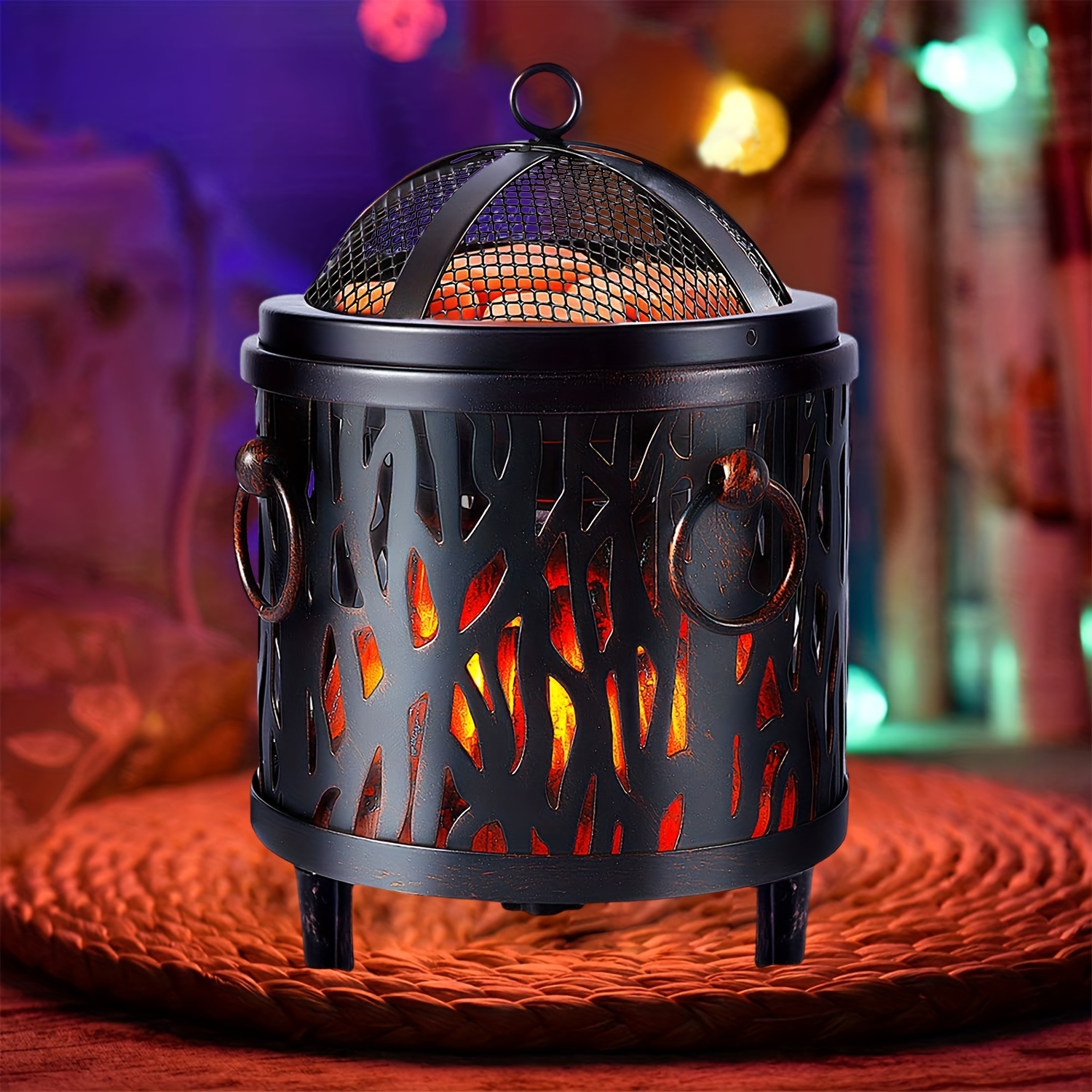 Fire Pit Wax Melt Warmer metal Wax Burner candle Wax Warmer - Temu