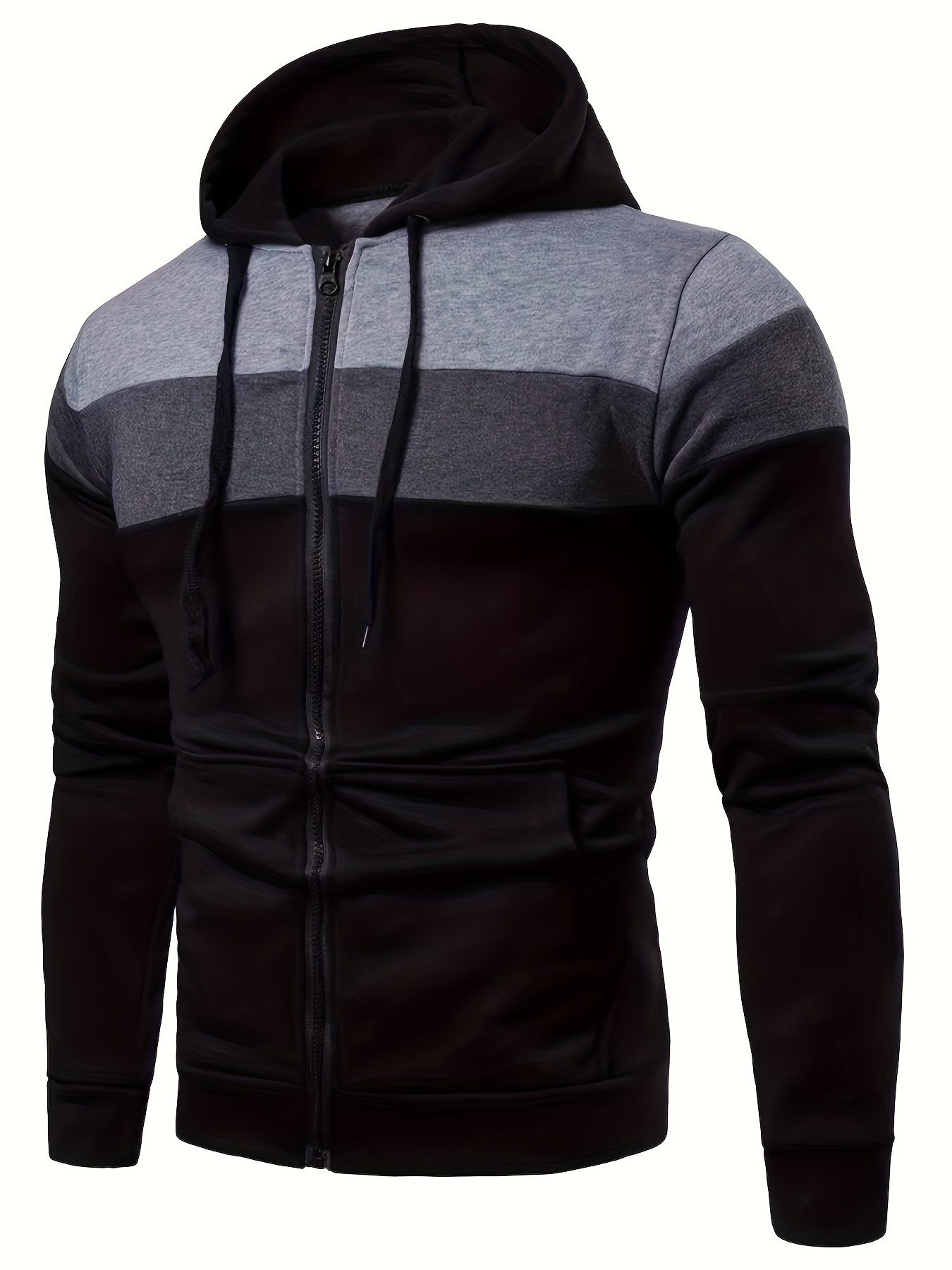 Color Block Hoodie Cool Hoodies Men Men's Casual Graphic - Temu