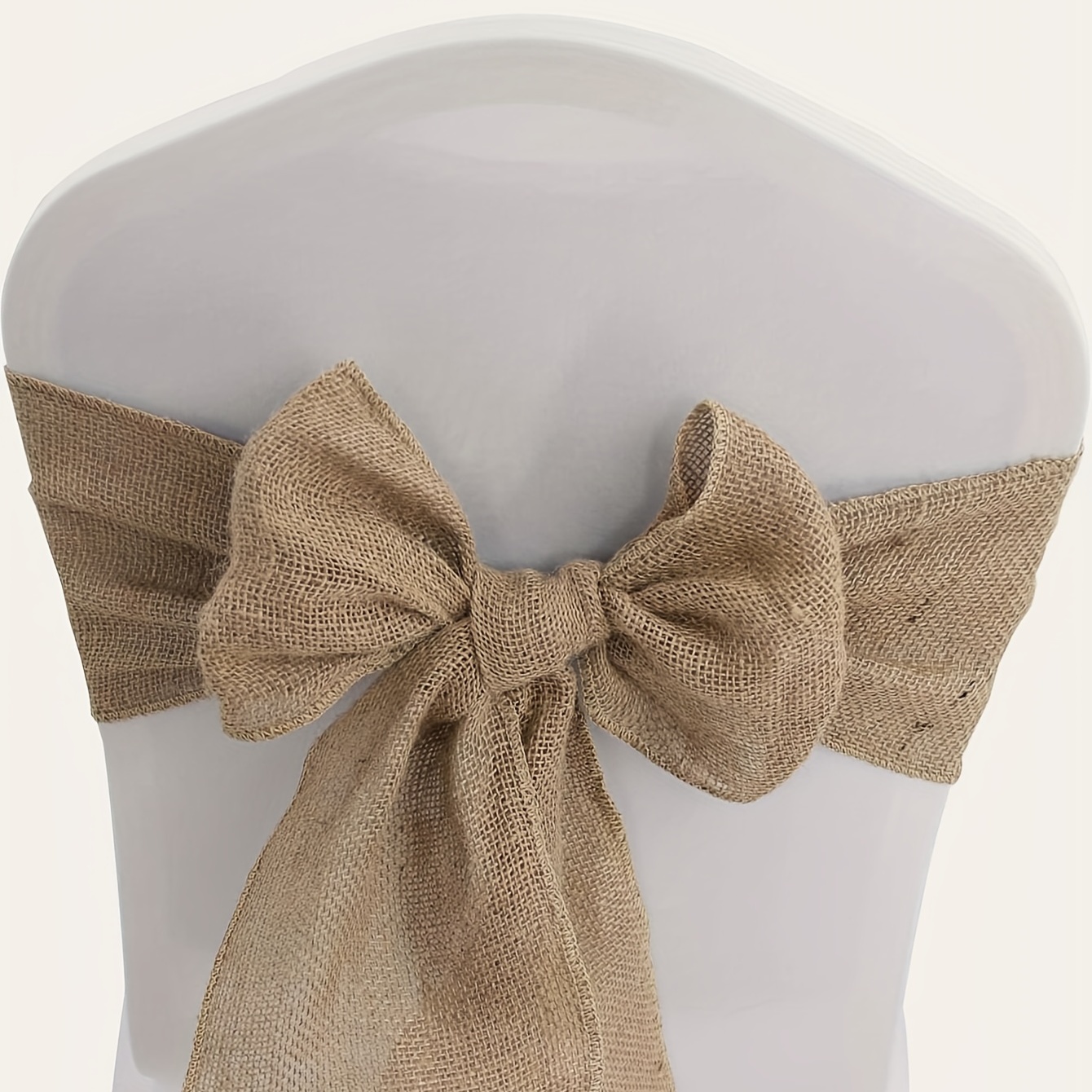 Natural Burlap Bow Rustic Jute Bows Christmas Tree Topper Burlap Bows for Wedding Crafts Farmhouse Decor Holiday Fall Decor Christmas Decorations