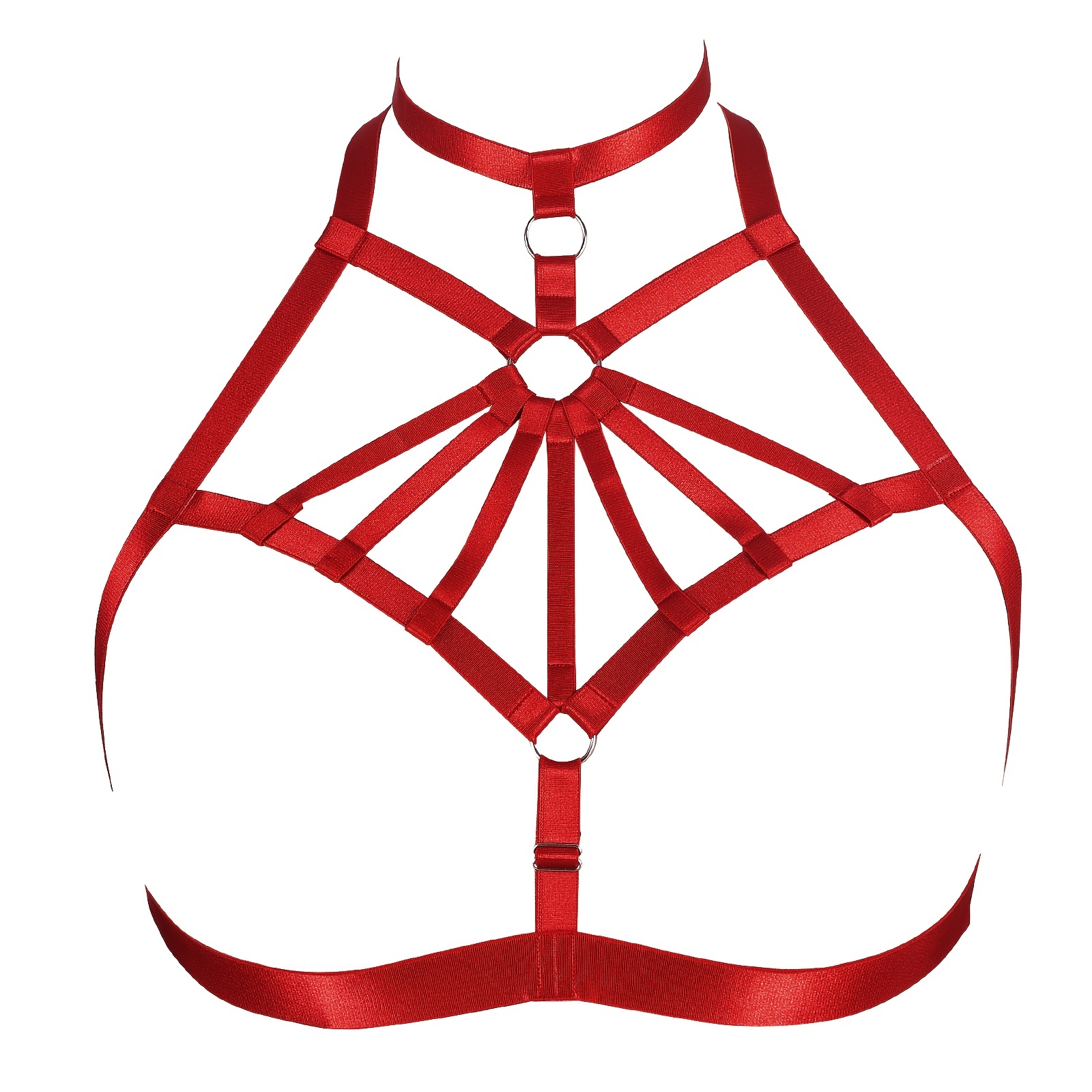 Sexy Cage Bra Harness Hollow Out Adjustable Chest - Temu Netherlands