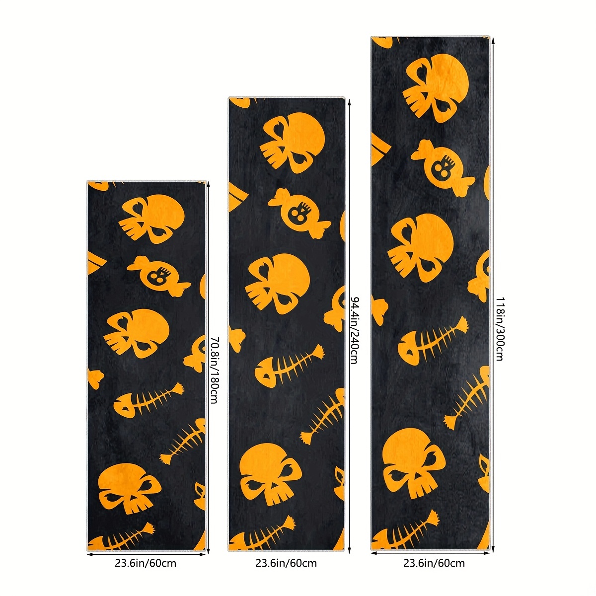 Gothic Skull Kitchen Rugs, Halloween Laundry Room Rug, Extra Long Oriental  Hallway Rug Runner Kitchen Mat, Soft Non Slip Carpet For Hall Living Room  Bedroom Sunroom Hardwood Floors Halloween Decor Room Decor