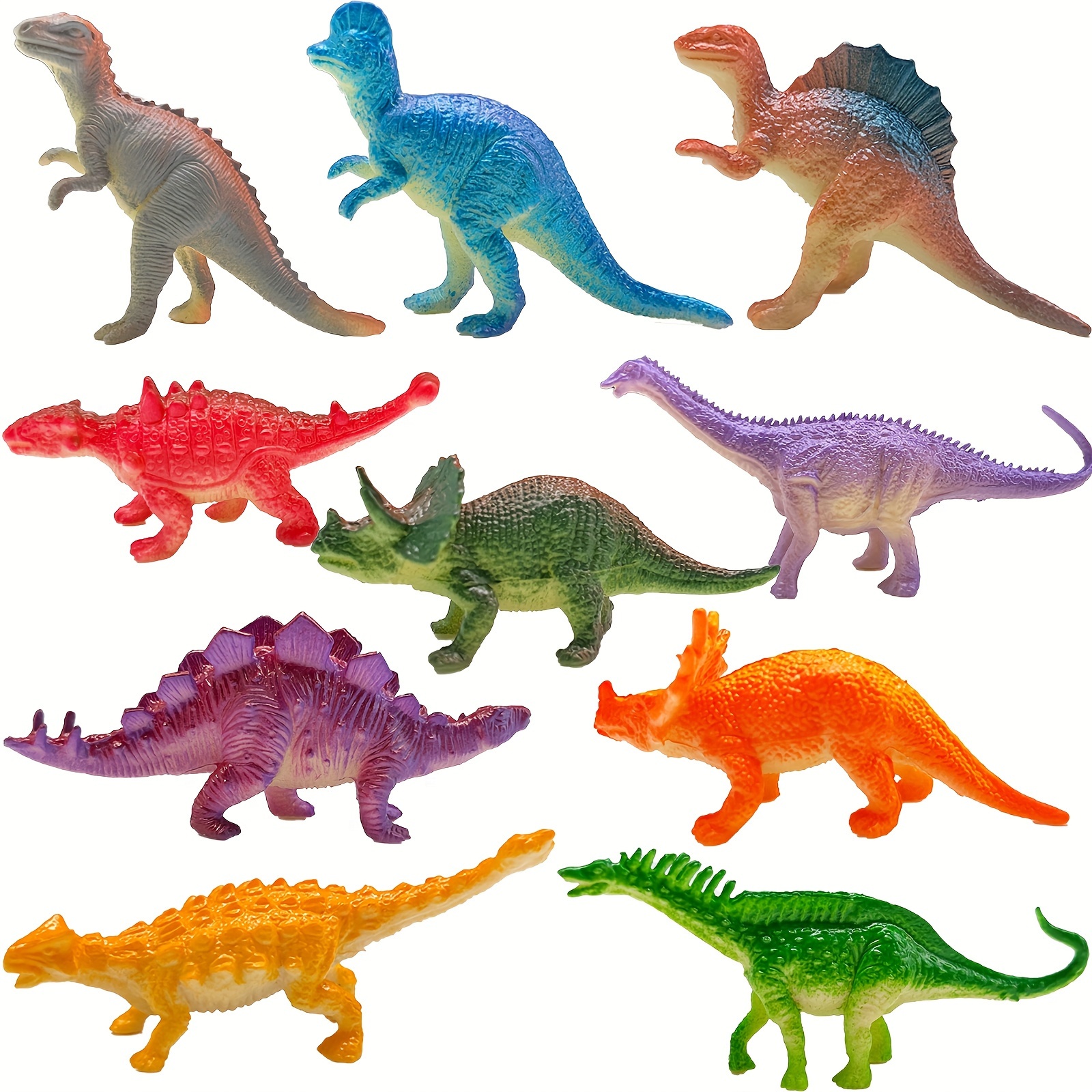Jouets de dinosaures pour les enfants de 3 à 5 ans avec tapis de jeu  d'activité et arbres, ensemble de jeu de dinosaure réaliste éducatif