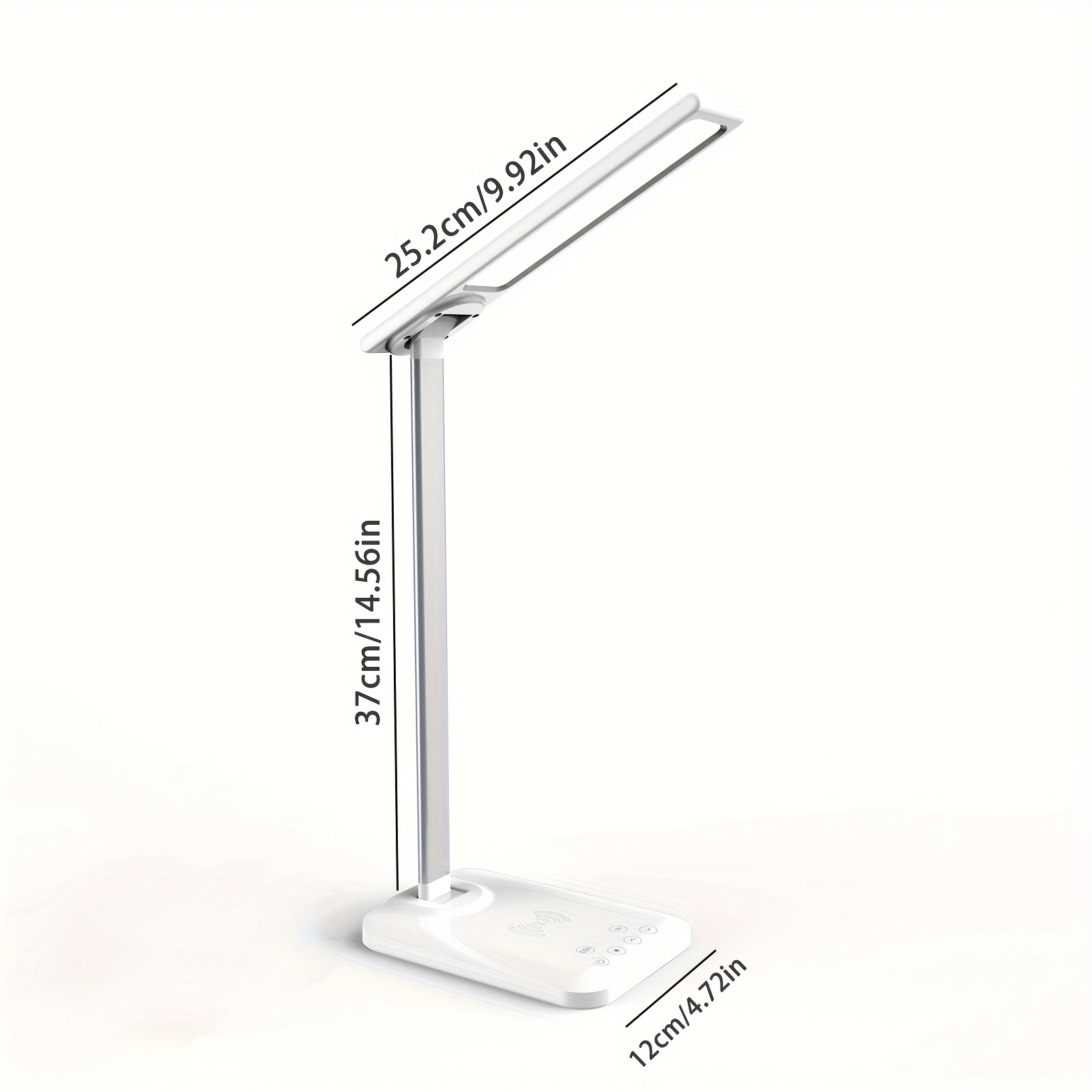 1pc Lampe De Bureau LED De Lecture Et D'écriture, Lampe De Bureau USB De  Charge Sans Fil Pour Chambre À Coucher, Lampe De Bureau Pliante Pour  Étudiant En Dortoir - Temu France