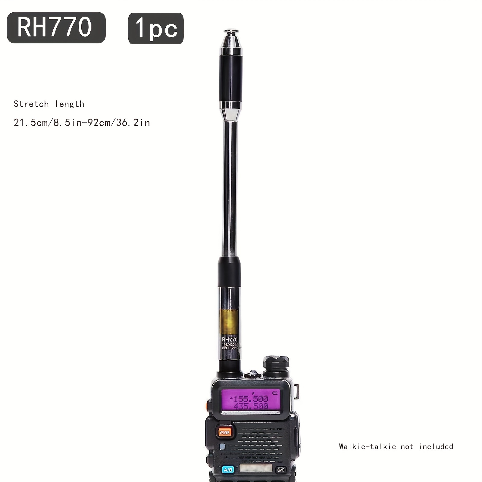 NA-773 Sma Female Dual Band 144/430 MHz High Gain Antenna For Bao Feng UV5R