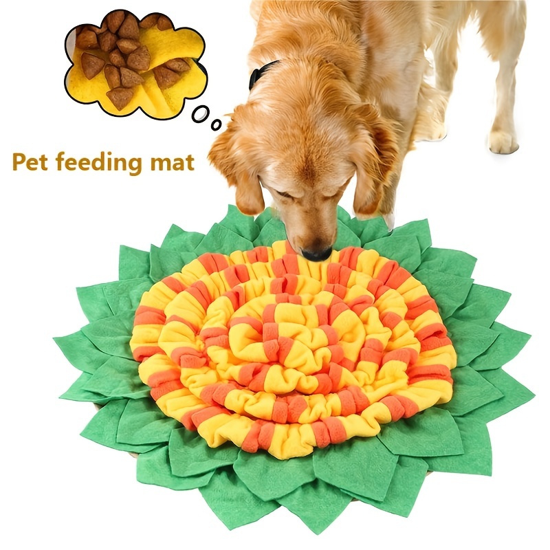 Pet Snuffle Pad For Dogs, Interactive Dog Puzzle Food Mat For Food Slow  Feeding, Non-slip Hide And Seek Enrichment Dog Toy For Training Foraging  Skills - Temu