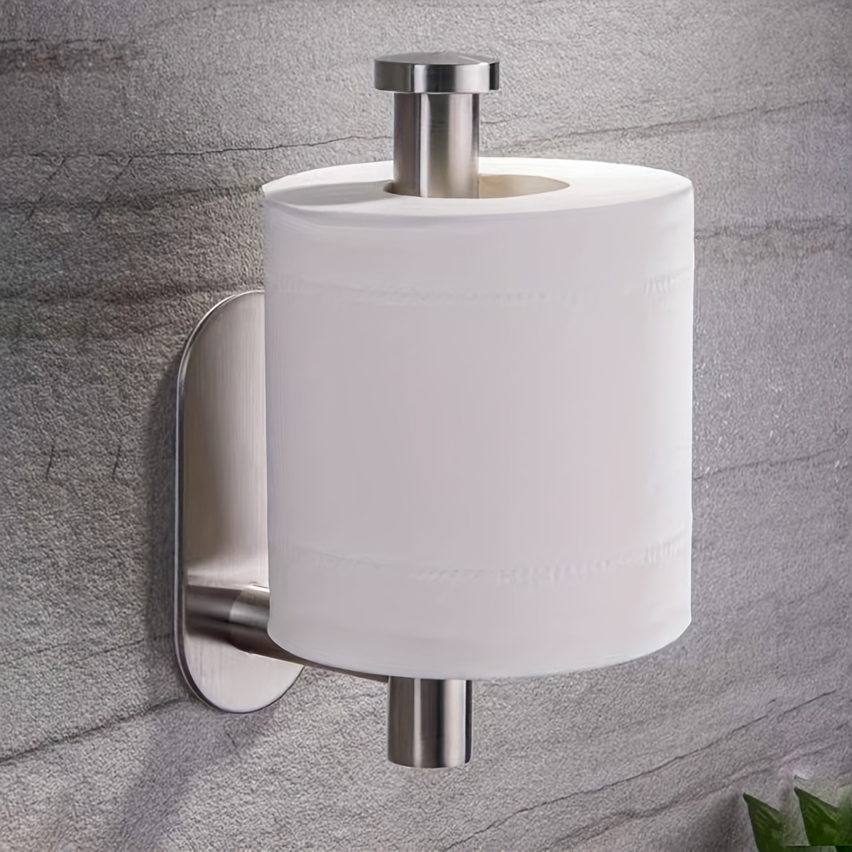 1pc Porte-rouleau De Papier Toilette, Porte-serviettes De Salle De Bain,  Étagère De Rangement Murale Sans Poinçonnage, Porte-serviettes En Papier,  Étagère De Placard Suspendue Paresseux, Blanc, Consultez Les Offres  D'aujourd'hui Maintenant