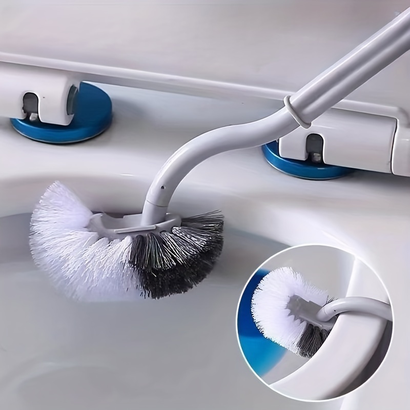 1pc Handle Cleaning Brush, Bathroom Corner Brushes, Household Scrubbing  Dead Corner Cleaning Brush, Suit For Toilet Bathroom