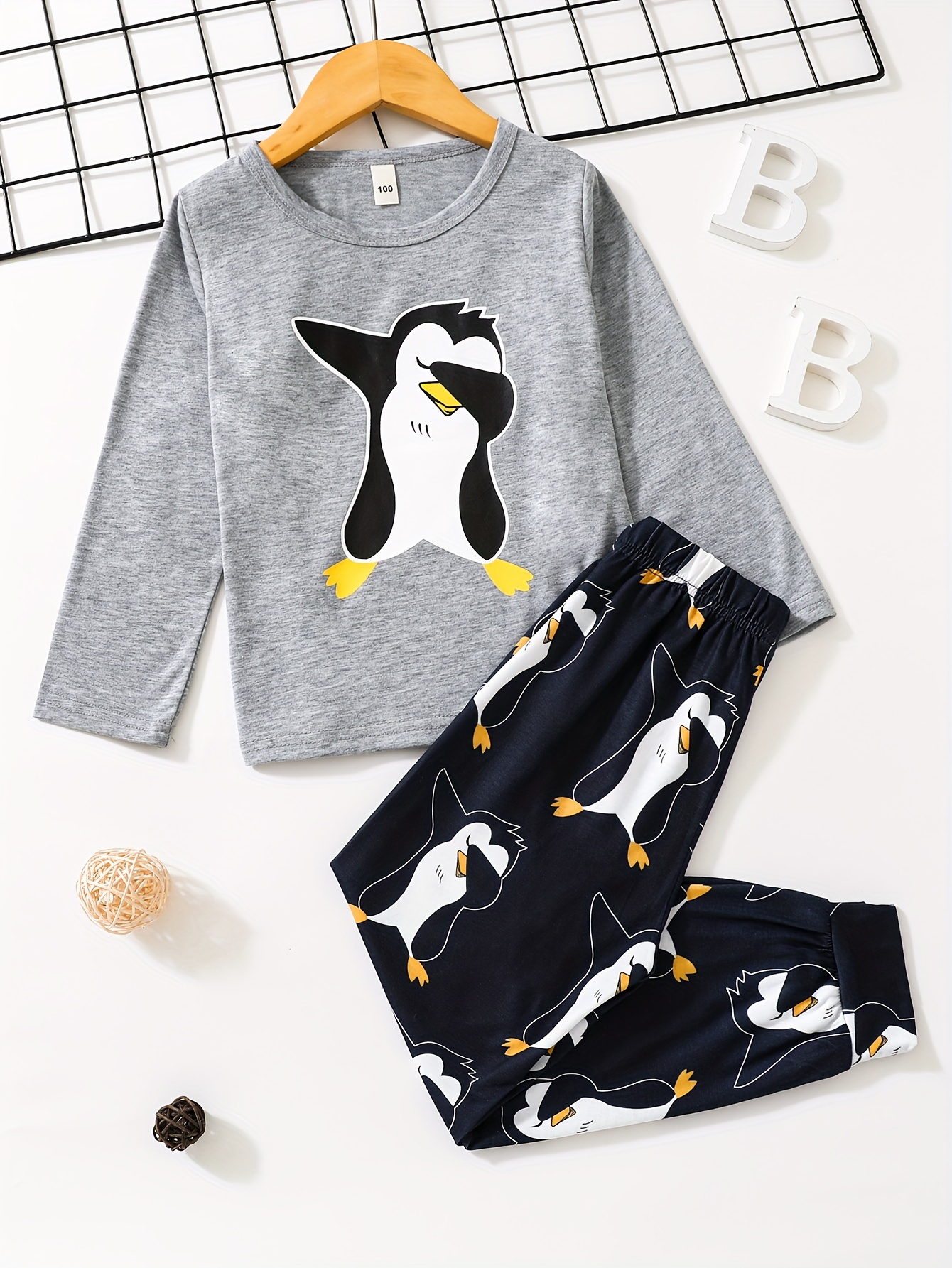 Cute Penguin Womans Pajamas Shorts with Pockets Sleep Shorts for