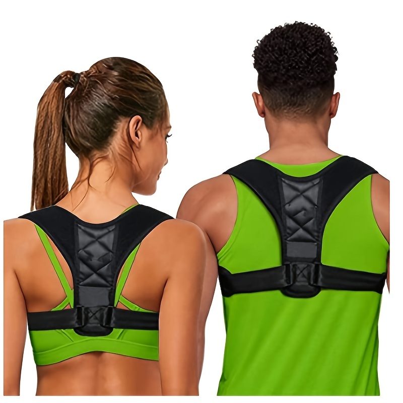 1pc Solid Back Correction Belt Posture Adjustment - Sports & Outdoors - Temu  Canada