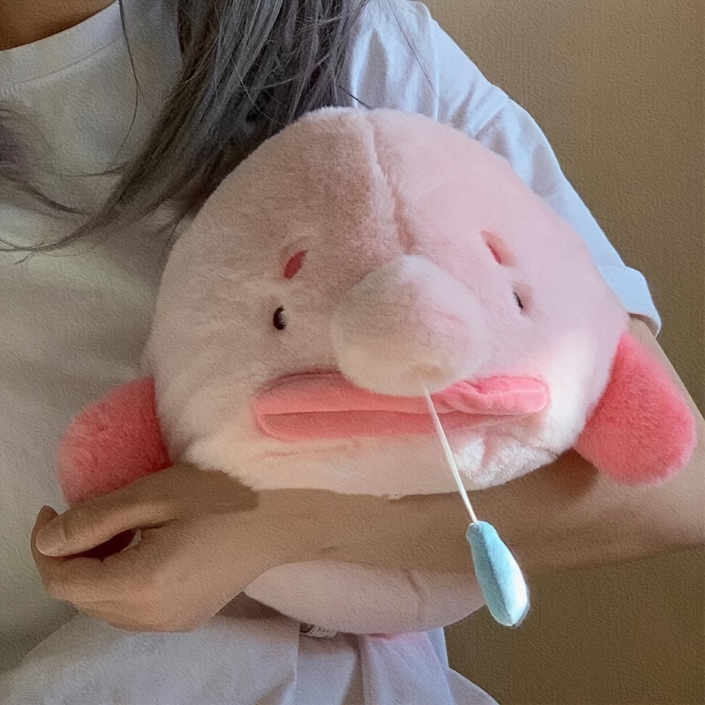 Blobfish Plush Pillow Cute Ugly Fish Blobfish Stuffed Animal