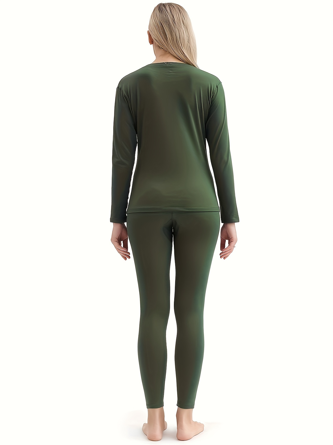 Thermal Underwear For Women Ultra-soft Long Johns Set Base Layer Skiing  Autumn Winter Warm Top & Bottom