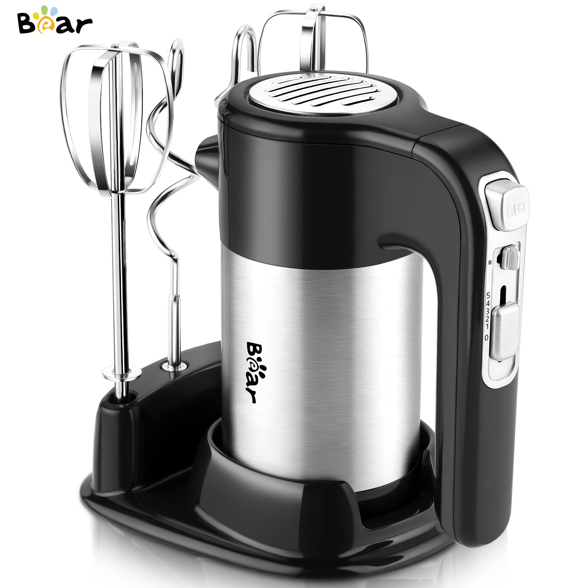 hand mixer with storage