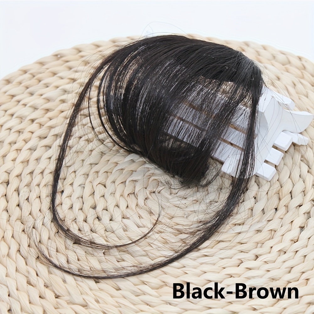hair bangs with sideburns synthetic clip in hair extensions elegant natural looking for daily   accessories details 6