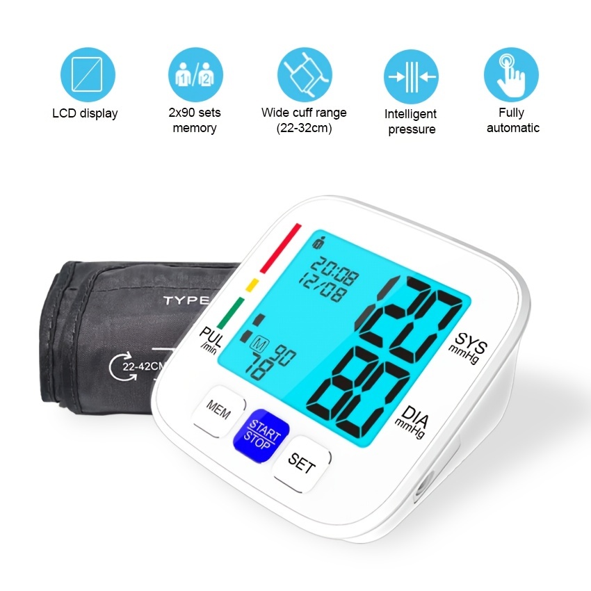 Blood Pressure Monitor, Blood Pressure Machine Extra Large Cuff
