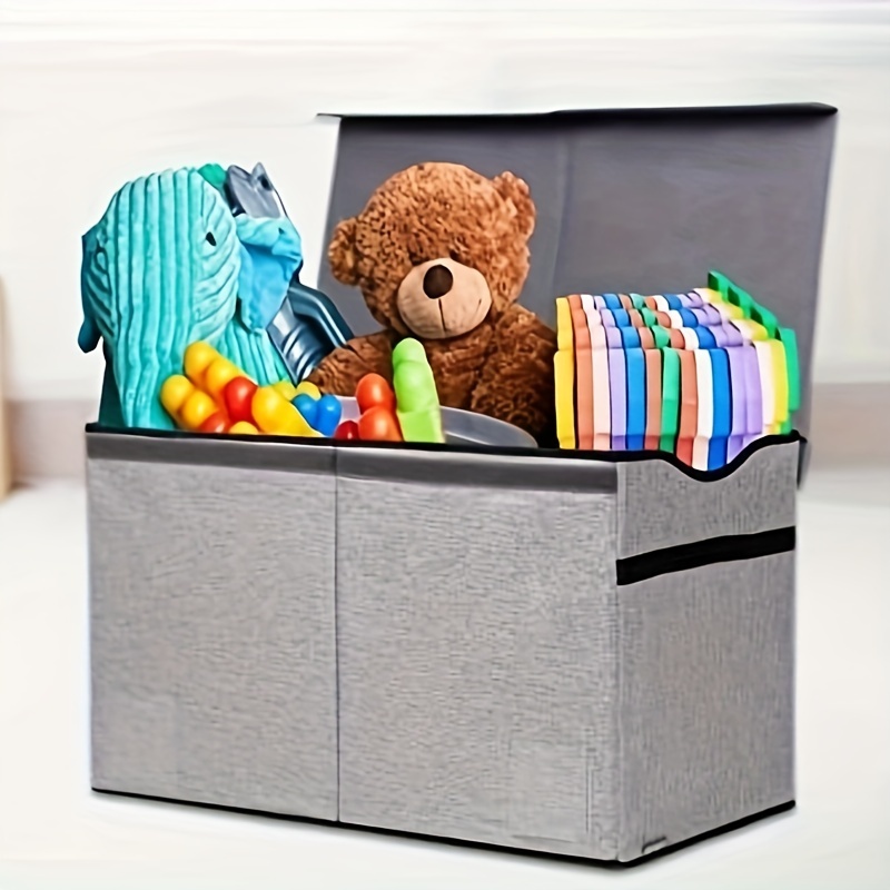 VICTOR'S Caja de juguetes para niños, extra grande, plegable, ligera,  organizadora de juguetes, cestas para niños, niñas, cuarto de bebé, sala de