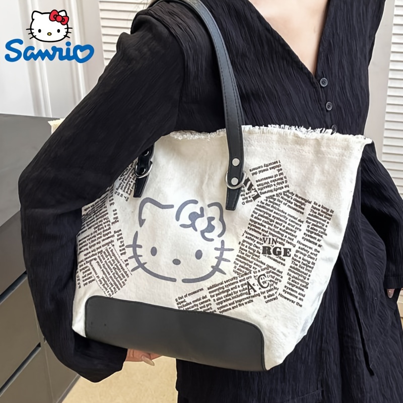 Hello Kitty Mesh Bag, Kawaii Lightweight Versatile Handbag, Girls Cute  Christmas Gift Bag - Temu