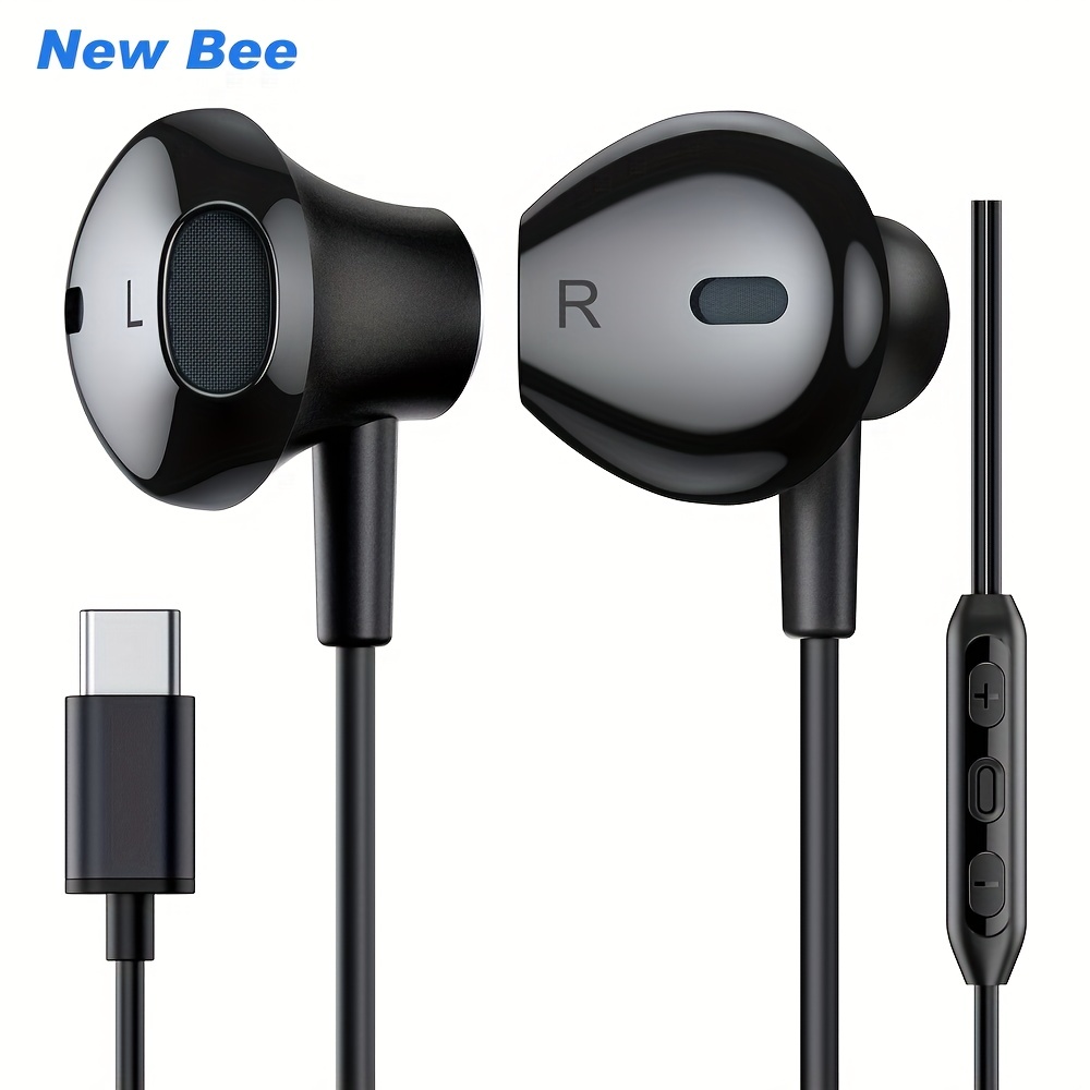 Nuevos Auriculares Cable New Bee Ch21 Micrófono En Oído Tipo - Temu