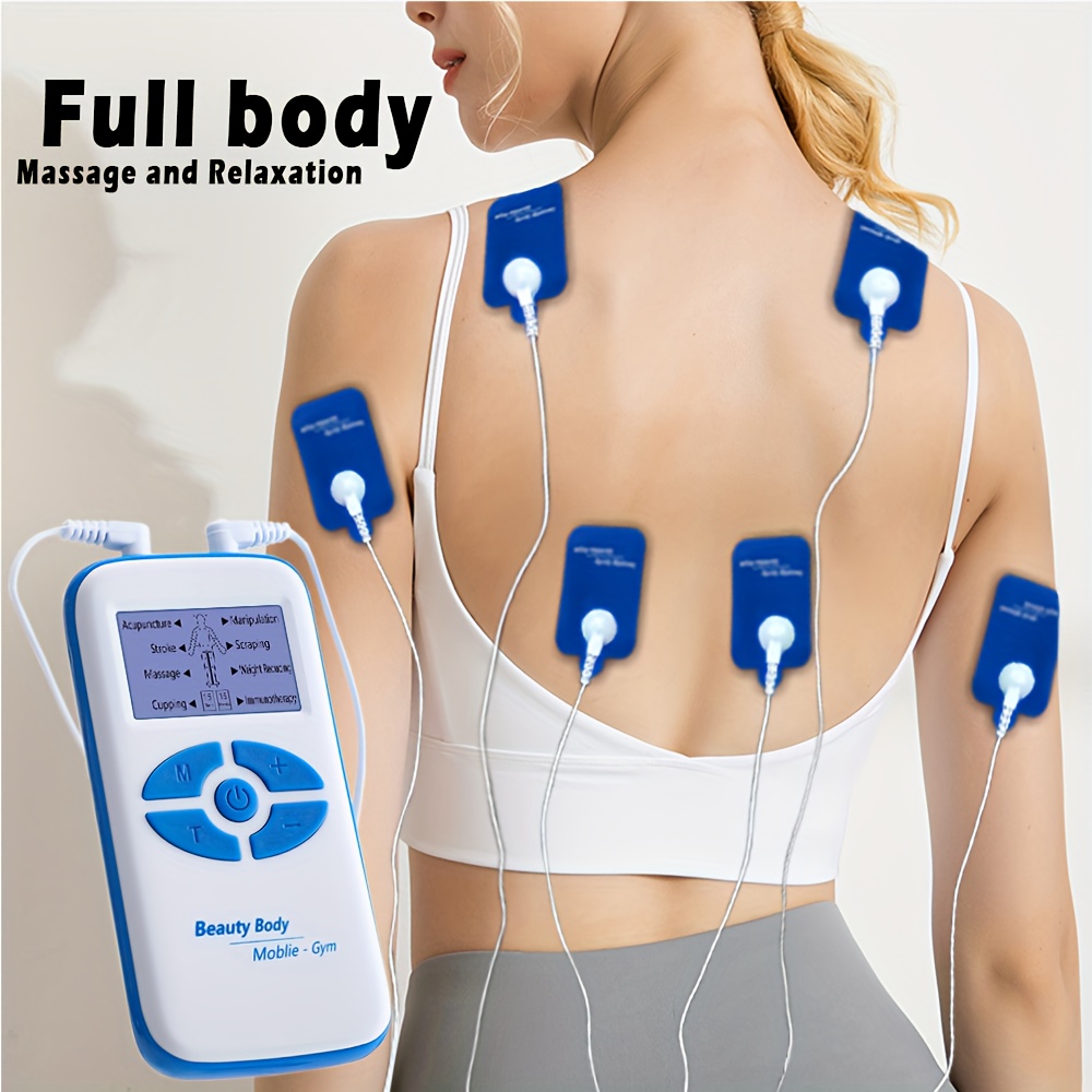 Ems Muscle Stimulator Electrode Pads, Conductive Gel Physiotherapy Tens  Machine Massage Patch, Health Care Relaxation Body - Temu United Arab  Emirates