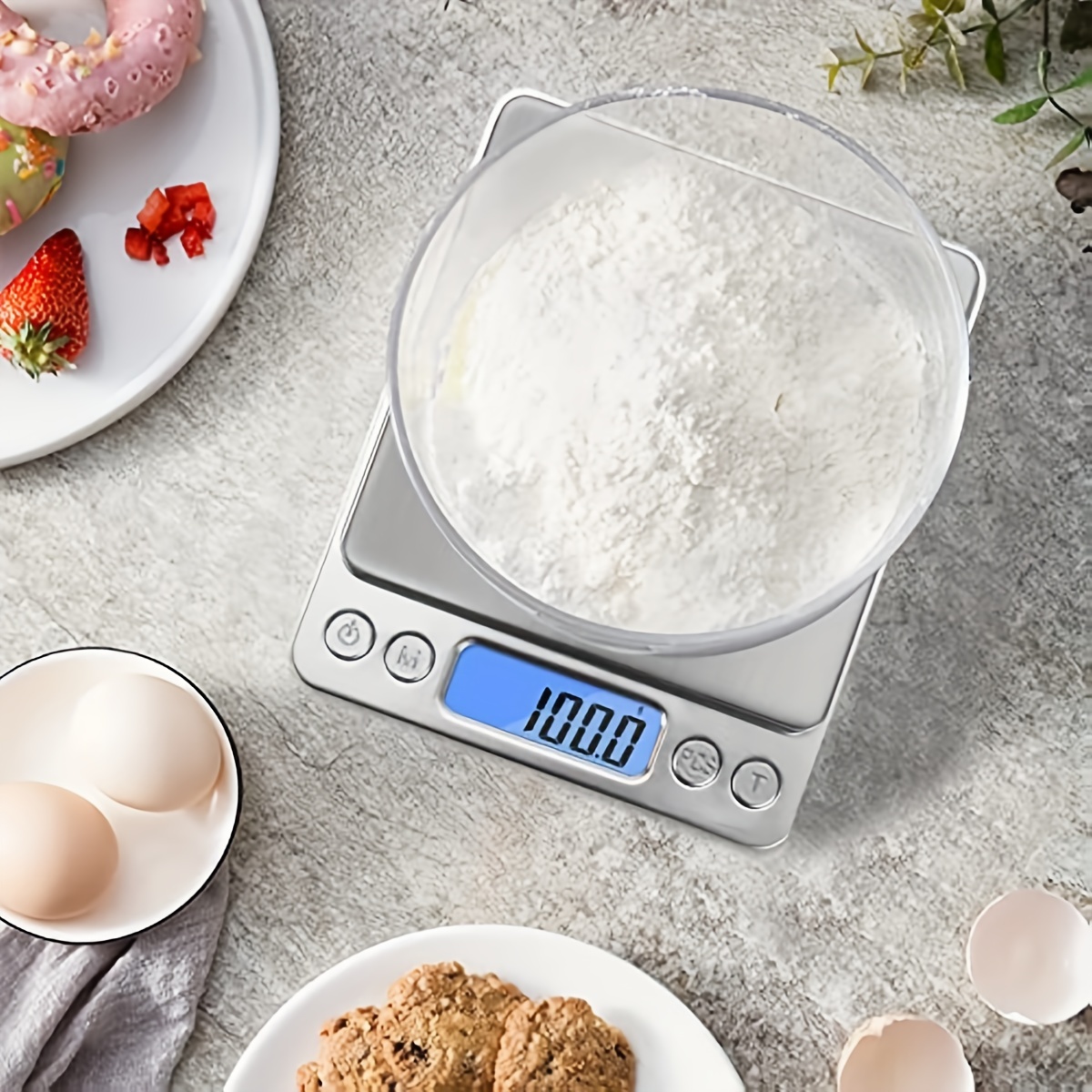Digital Gram Scale 0.01g Food Scale High Precision Kitchen Scale Multifunctional Stainless Steel Pocket Scale - 100g/0.01g