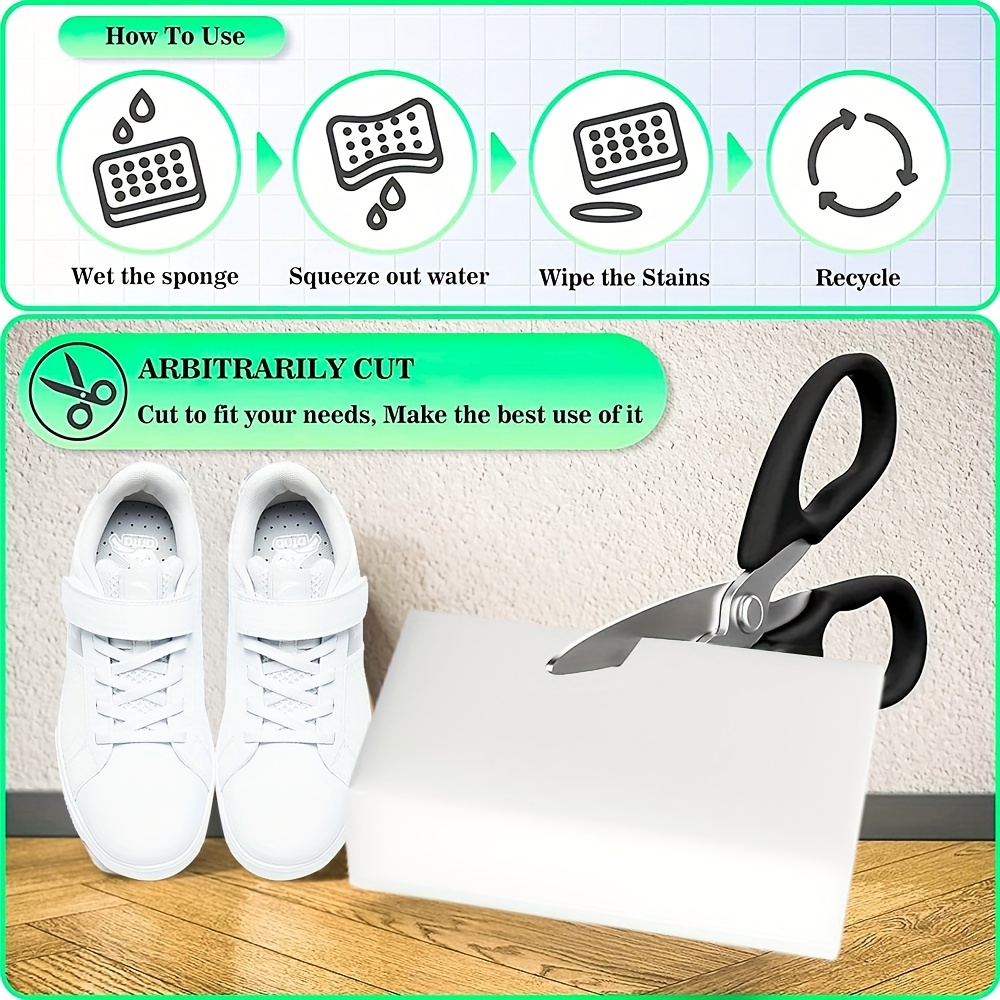 Magic Cleaning Sponge For Home Use, 10pcs Nano Sponge For Sneakers And  Shoes