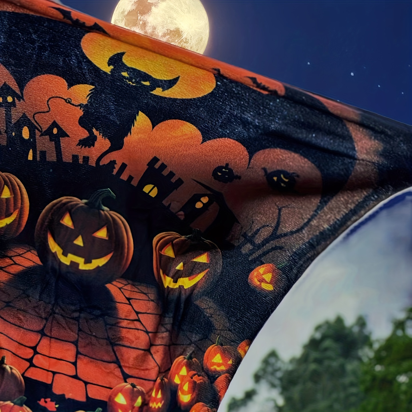1 Stück Flanell überwurfdecke Bedruckte Decke Halloween - Temu Germany