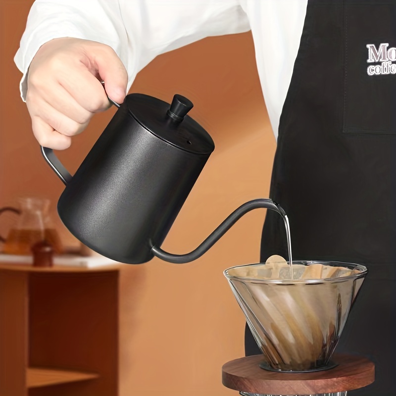 Bouilloire à café en acier inoxydable 300/600ml, bec verseur à col