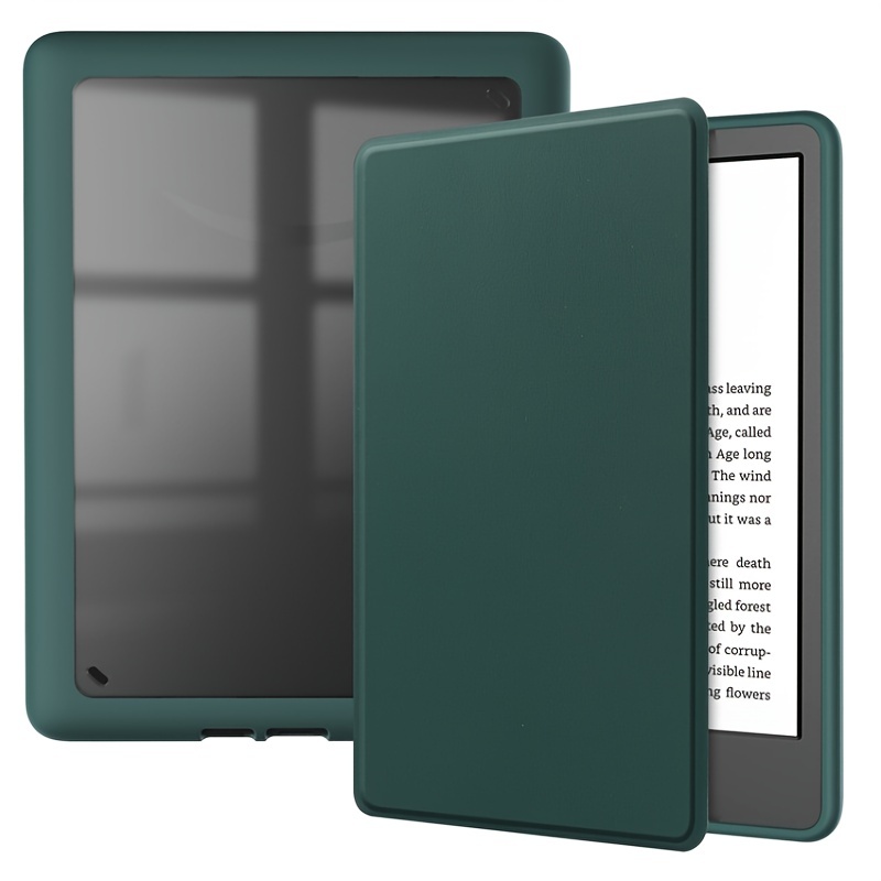  Funda para Kindle de 11.ª generación 2022 de 6 pulgadas,  ángulos de visión múltiples de 360 grados, soporte ajustable, cubierta de  piel sintética, diseño de lobo azul fuego : Electrónica