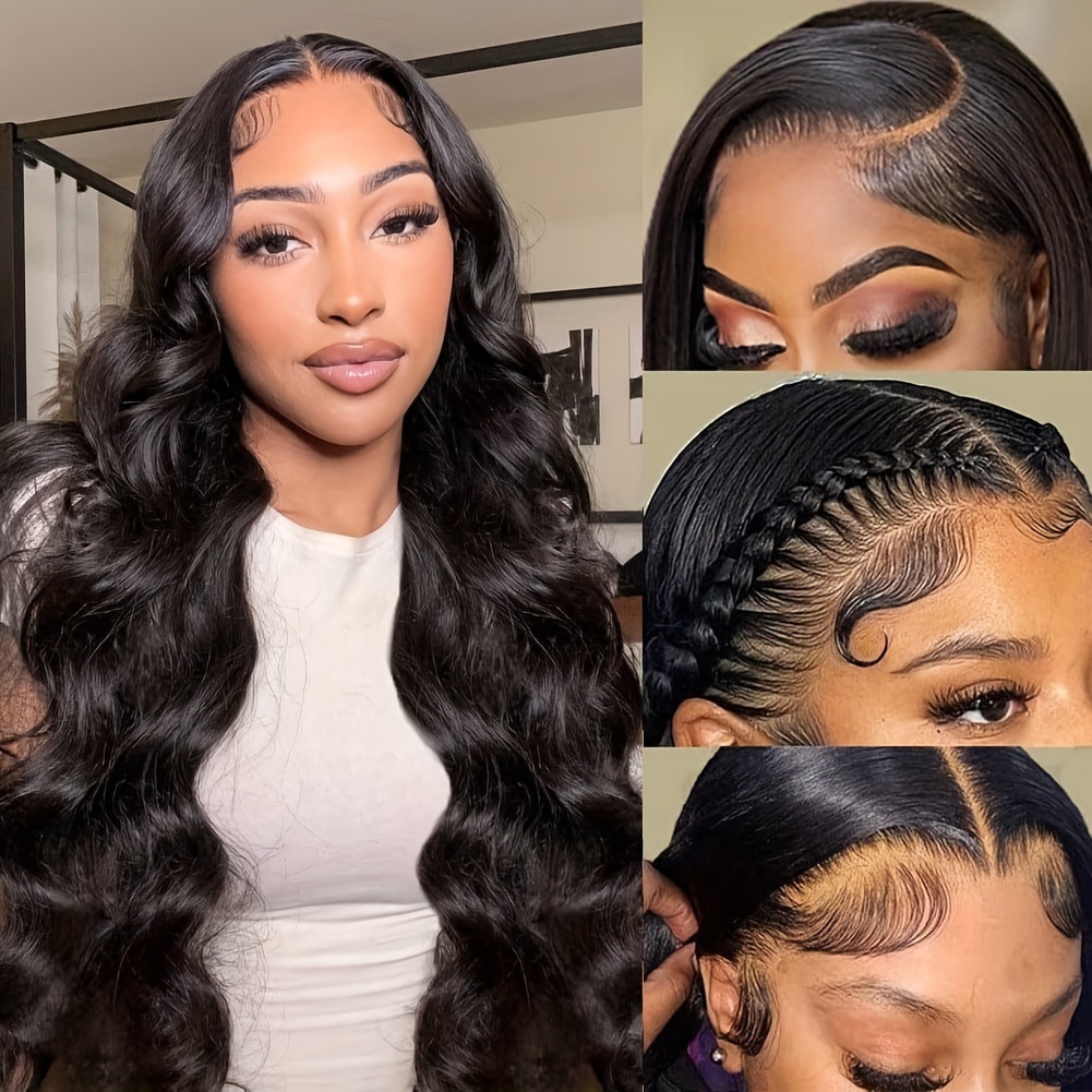 30 Body Wave Lace Frontal Wig 13x4 Hd Lace Front Human Hair - Temu