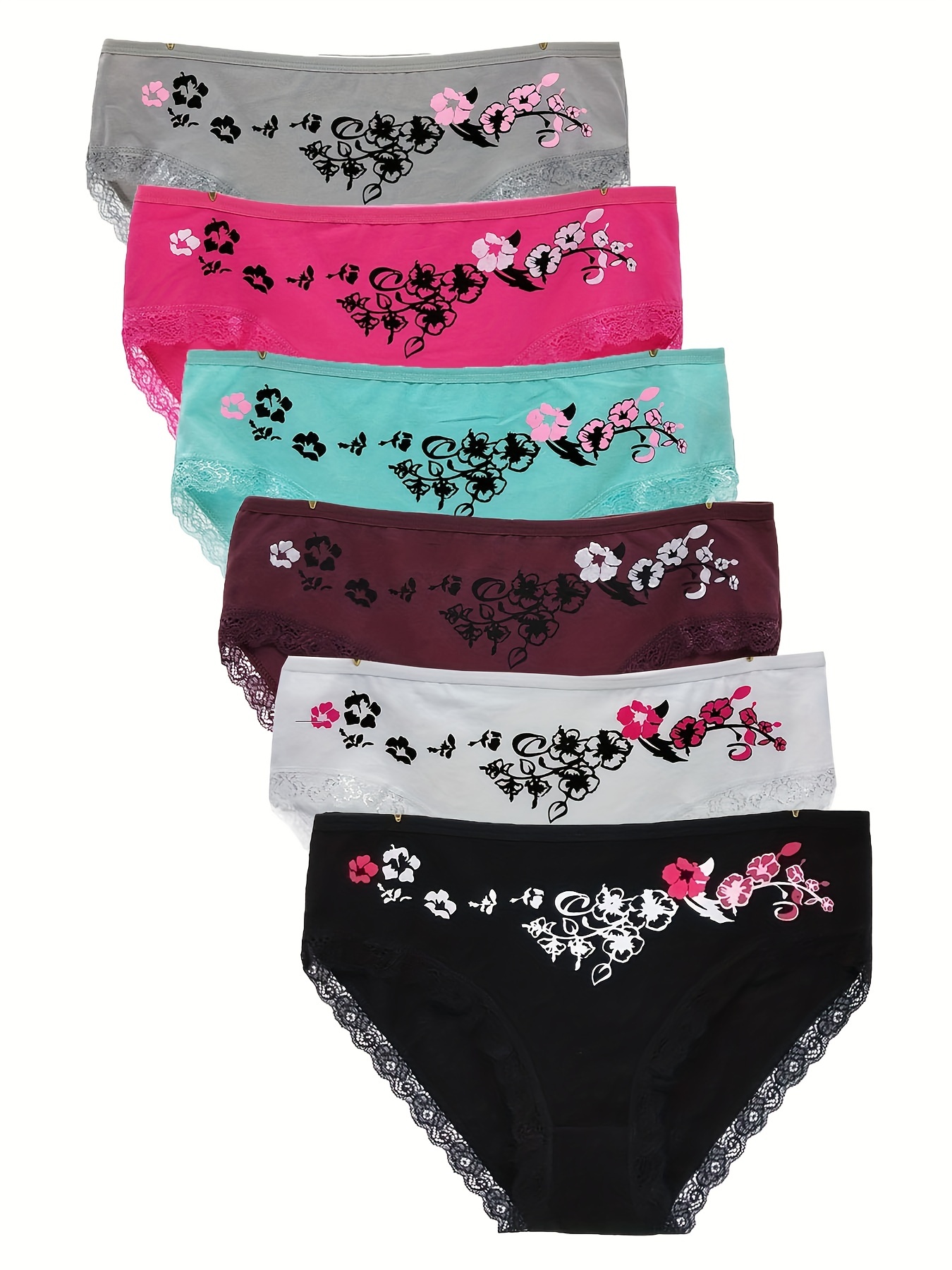 Women Sexy Underwear Floral Lace Seamless Panty Briefs Boxer