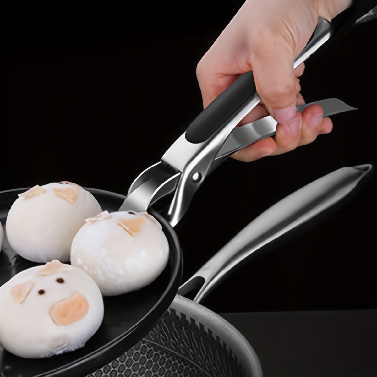 Heat Resistant Kitchen Tongs Silicone Cooking Tong With Firm - Temu