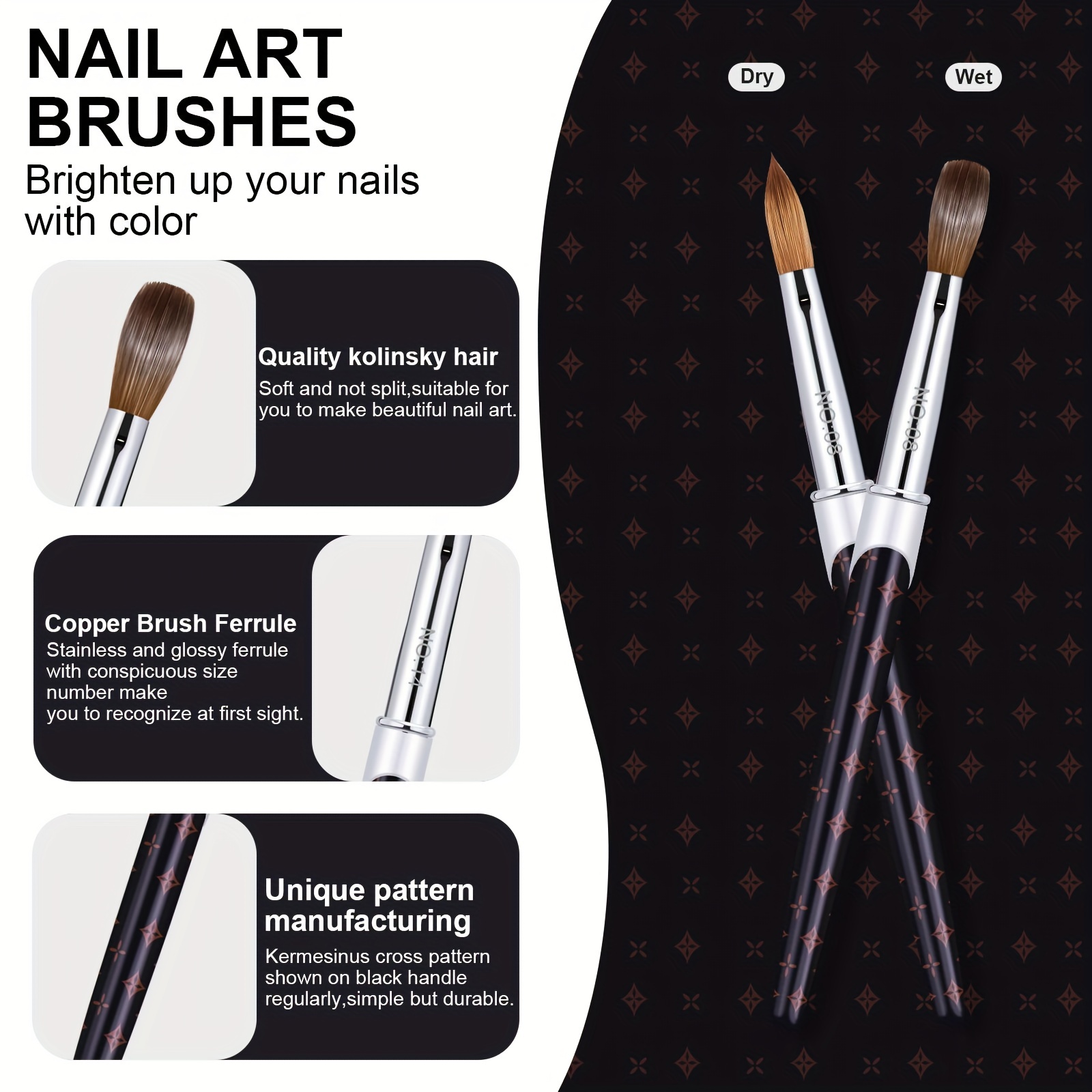 HOW TO USE KOLINSKY ACRYLIC NAIL BRUSH AND CLEAN AFTER ACRYLIC APPLICATIONS  