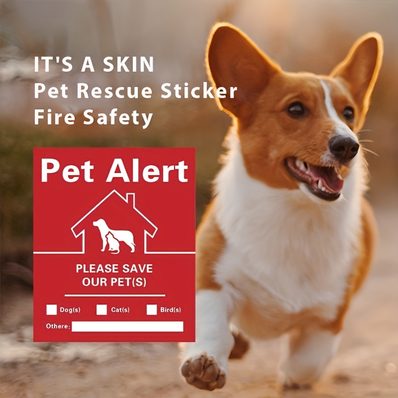 Pet Alert Stickers - Save My Pets In Case Of Emergency Stickers