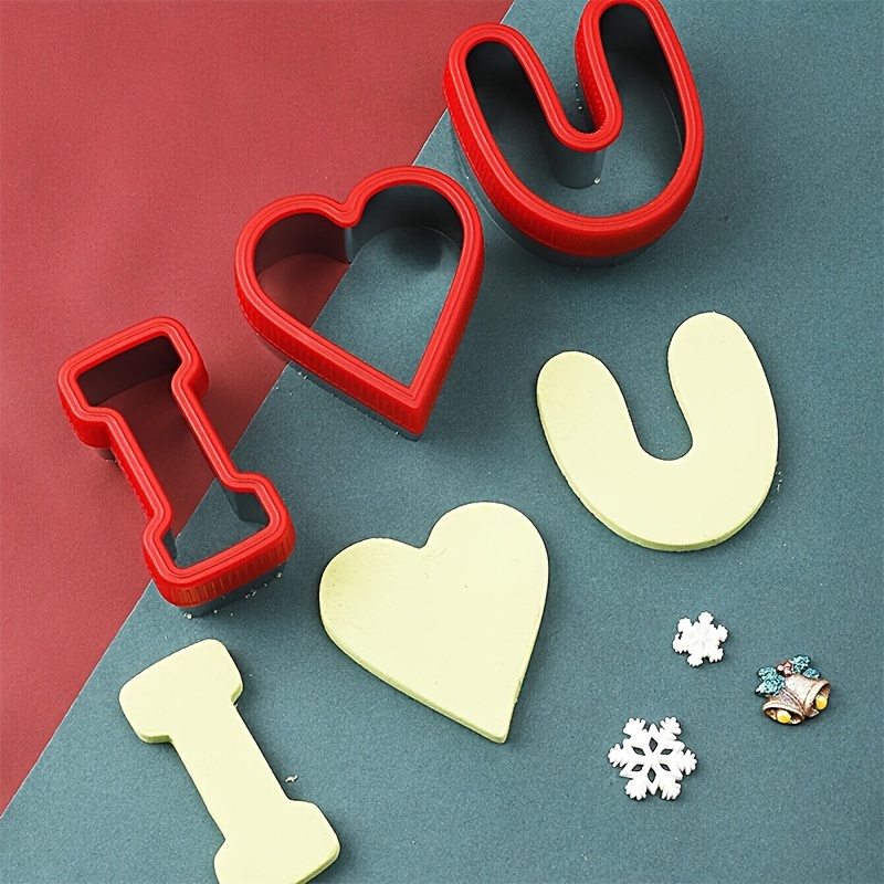 10Pcs Valentine's Day Series Polymer Clay Cutters Mini Heart