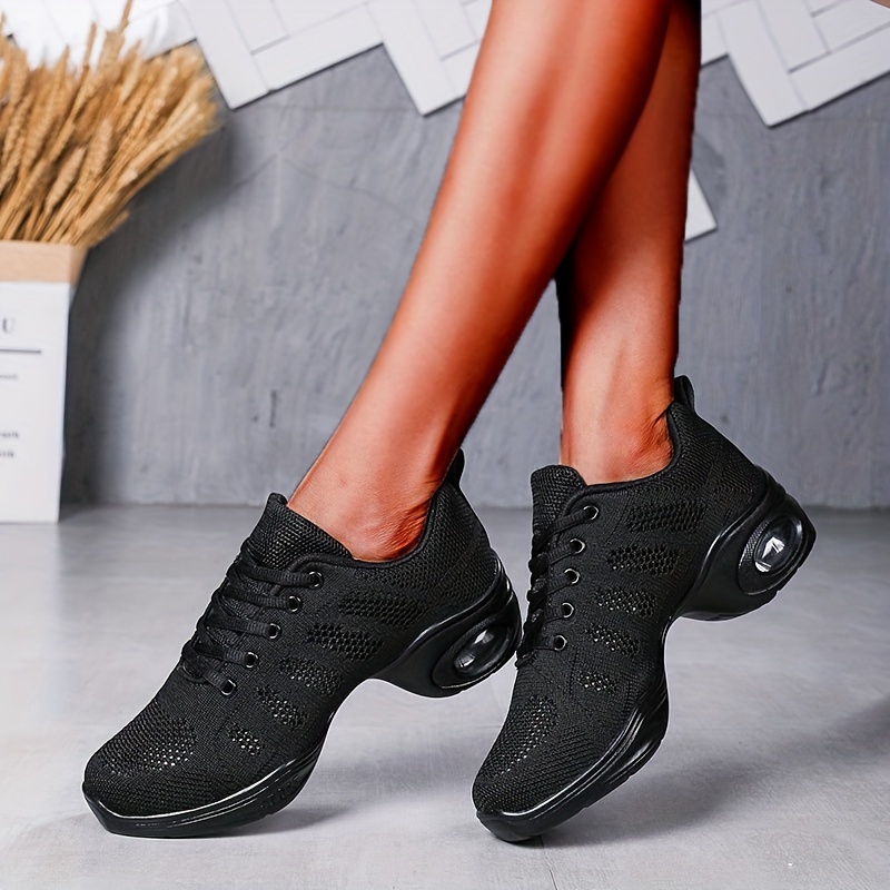 Sports Feature Soft Outsole Breath Dance Shoes Sneakers For Woman Practice  Shoes Modern Dance Jazz Shoes