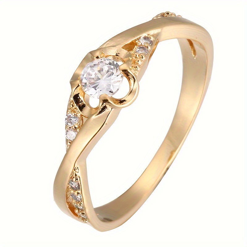 Korean Niche Design Floral Ring Women'S Fashion Premium All-Match Band