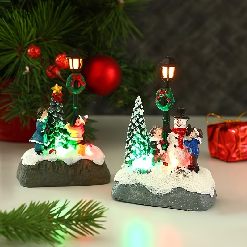 Miniature Landscape Ornaments Christmas Decorations - Temu