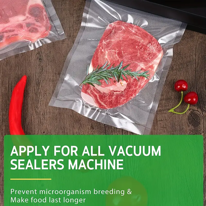 Vacuum Sealer Bags, Commercial Grade Food Seal Bag Rolls, Meal