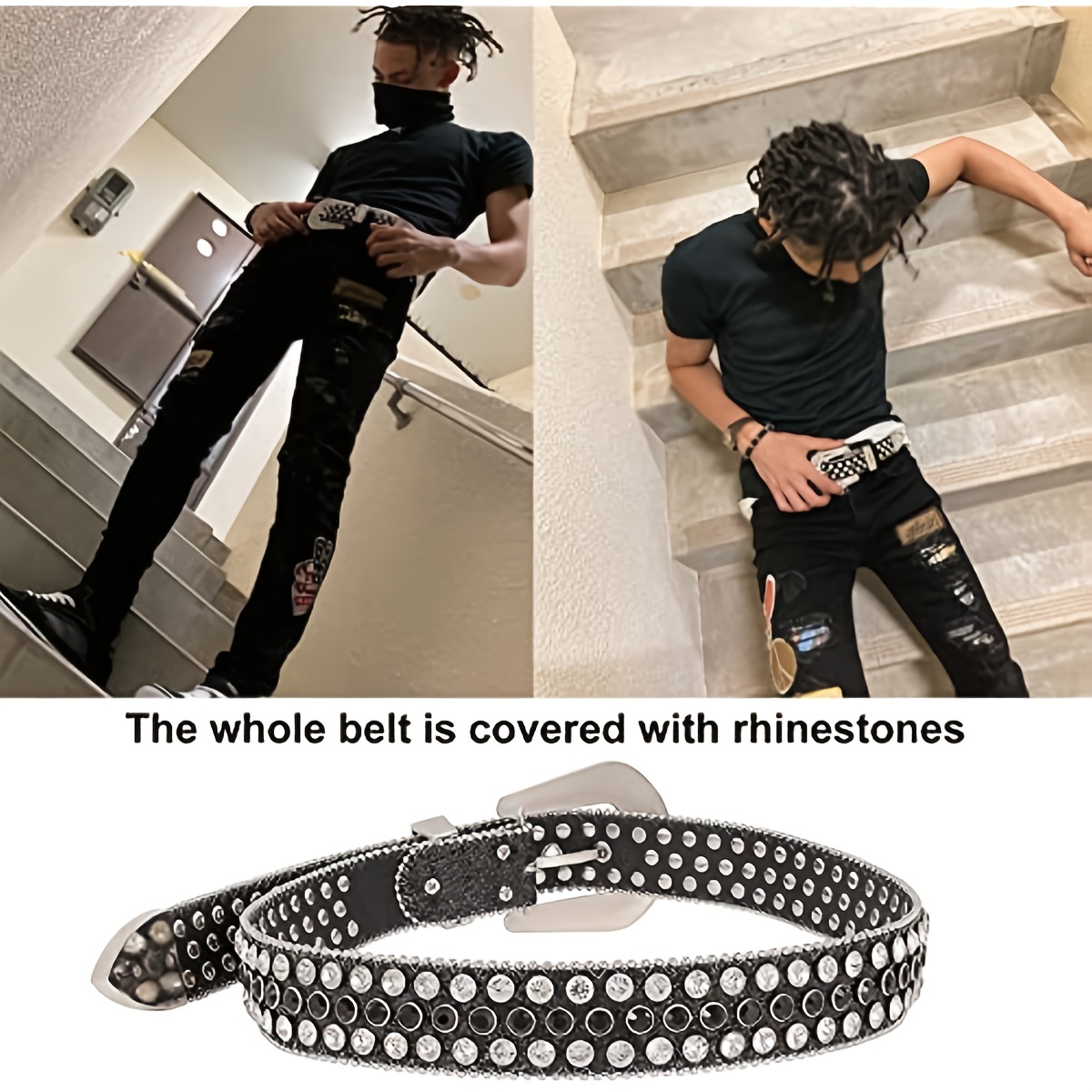 Western Style Fashion Unique Design Alloy Nails Decorative Rivet Belts Top  Quality Cowhide Leather Belt Unisex Jean Accessories Punk belts in 2023