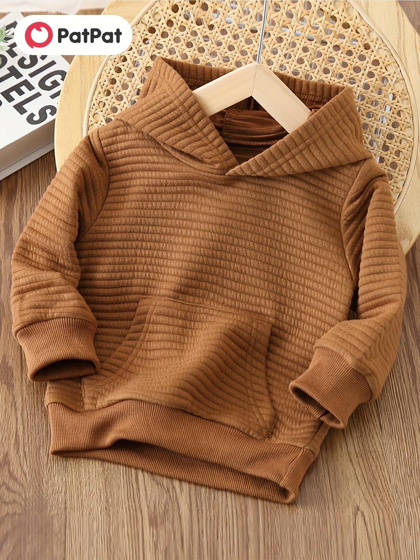 Kid Boy/Kid Girl Casual Solid Color Pullover Sweatshirt