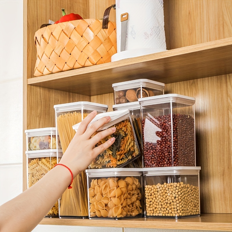 Airtight Food Storage Container With Lid Kitchen Pantry - Temu