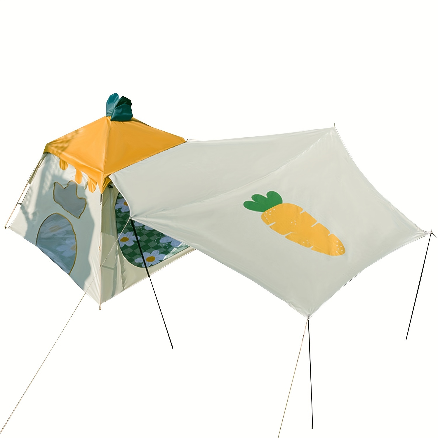 Tienda de campaña para 2 personas, tienda de campaña impermeable a prueba  de viento con mosca de lluvia fácil de instalar, tiendas de campaña
