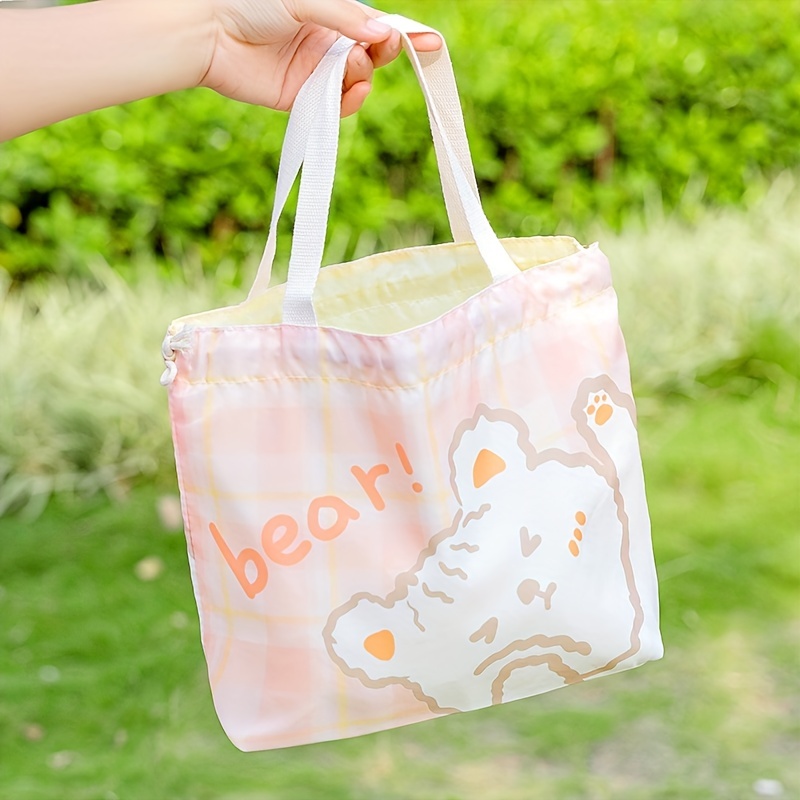 Kawaii Lunch Bag For Girls Picnic Bag 3d Pattern Portable Lunch Box Bag Kids  Large Capacity Thermal Insulation Lunch Bag - Temu