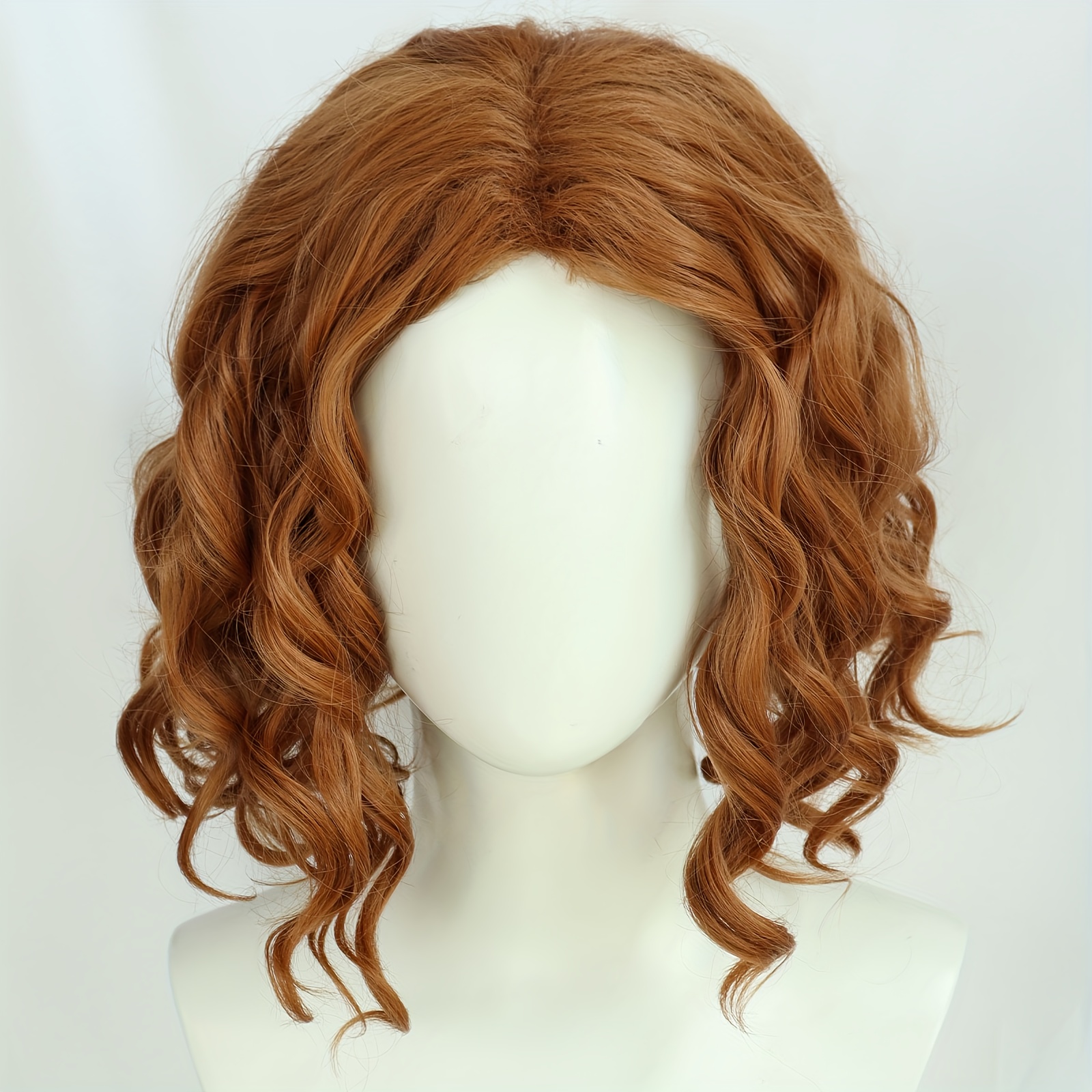 Synthetic Heat Resistant Fiber Hair Middle Part Short Temu