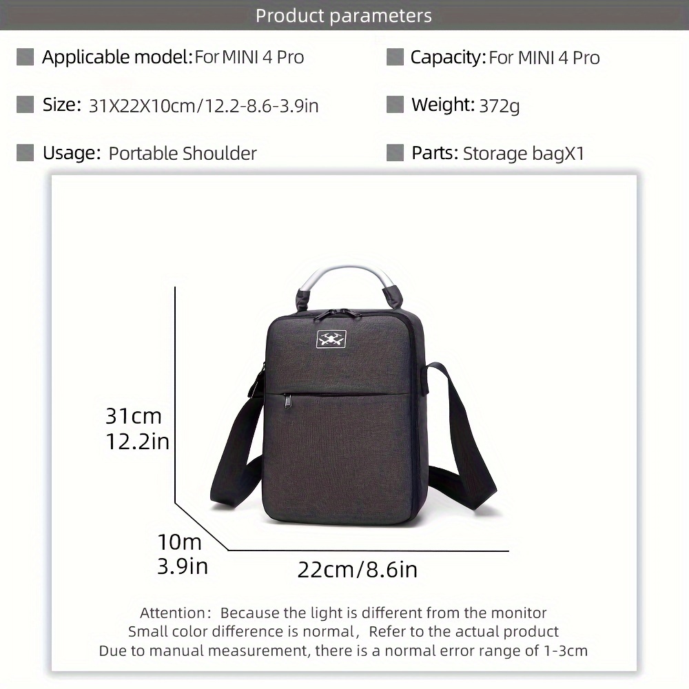 Portable Carrying Case For DJI Mini 4 Pro - Handbag Storage Bag